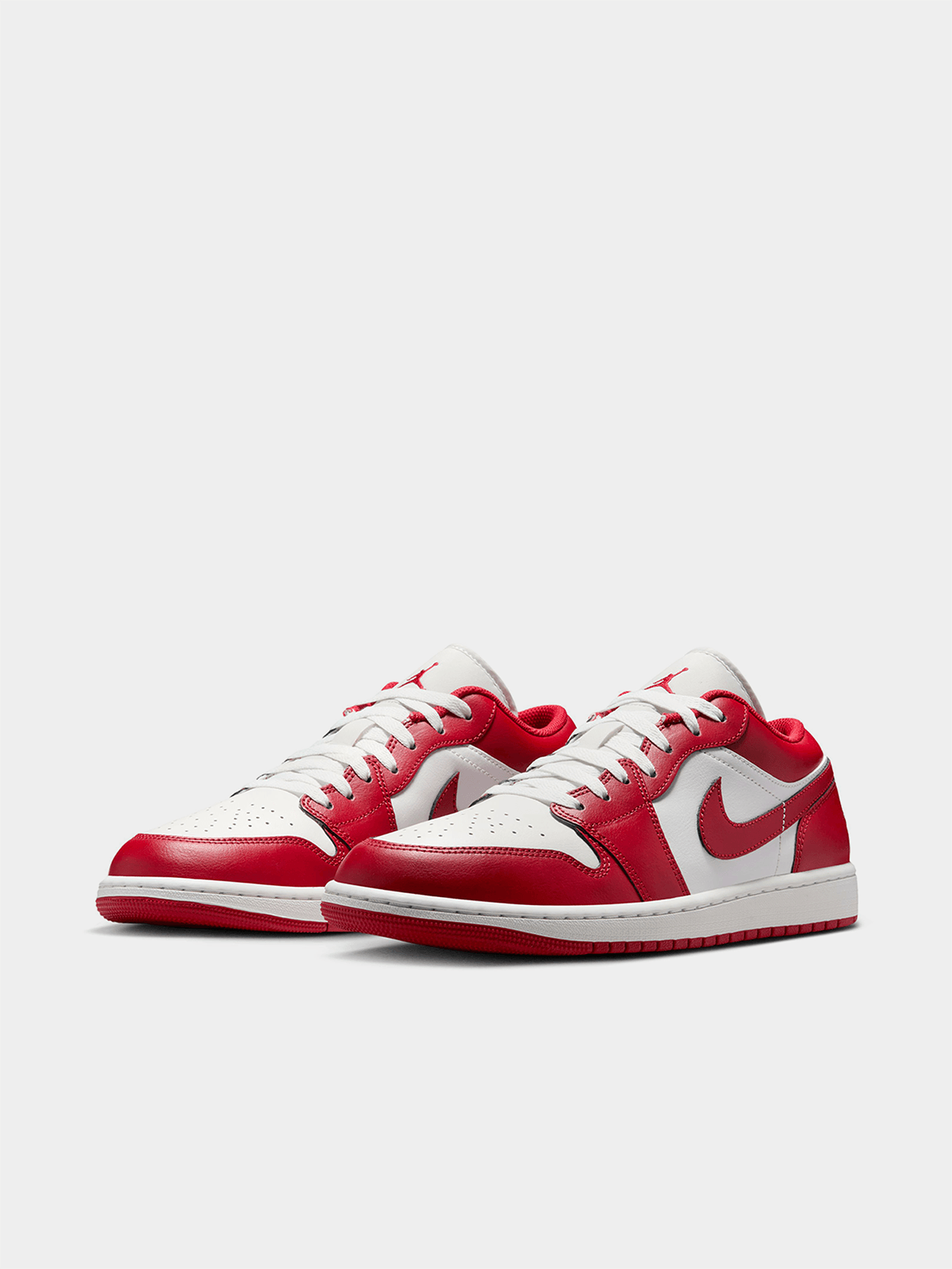 Jordan Men's 1 Low Red/White Sneaker