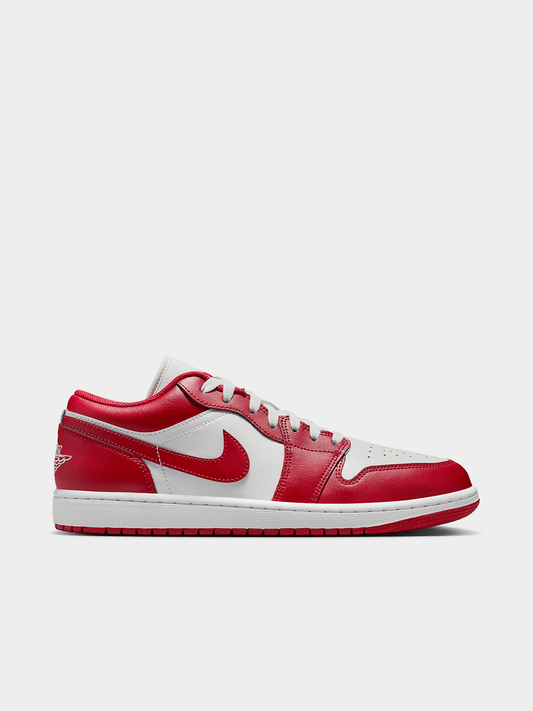 Jordan Men's 1 Low Red/White Sneaker