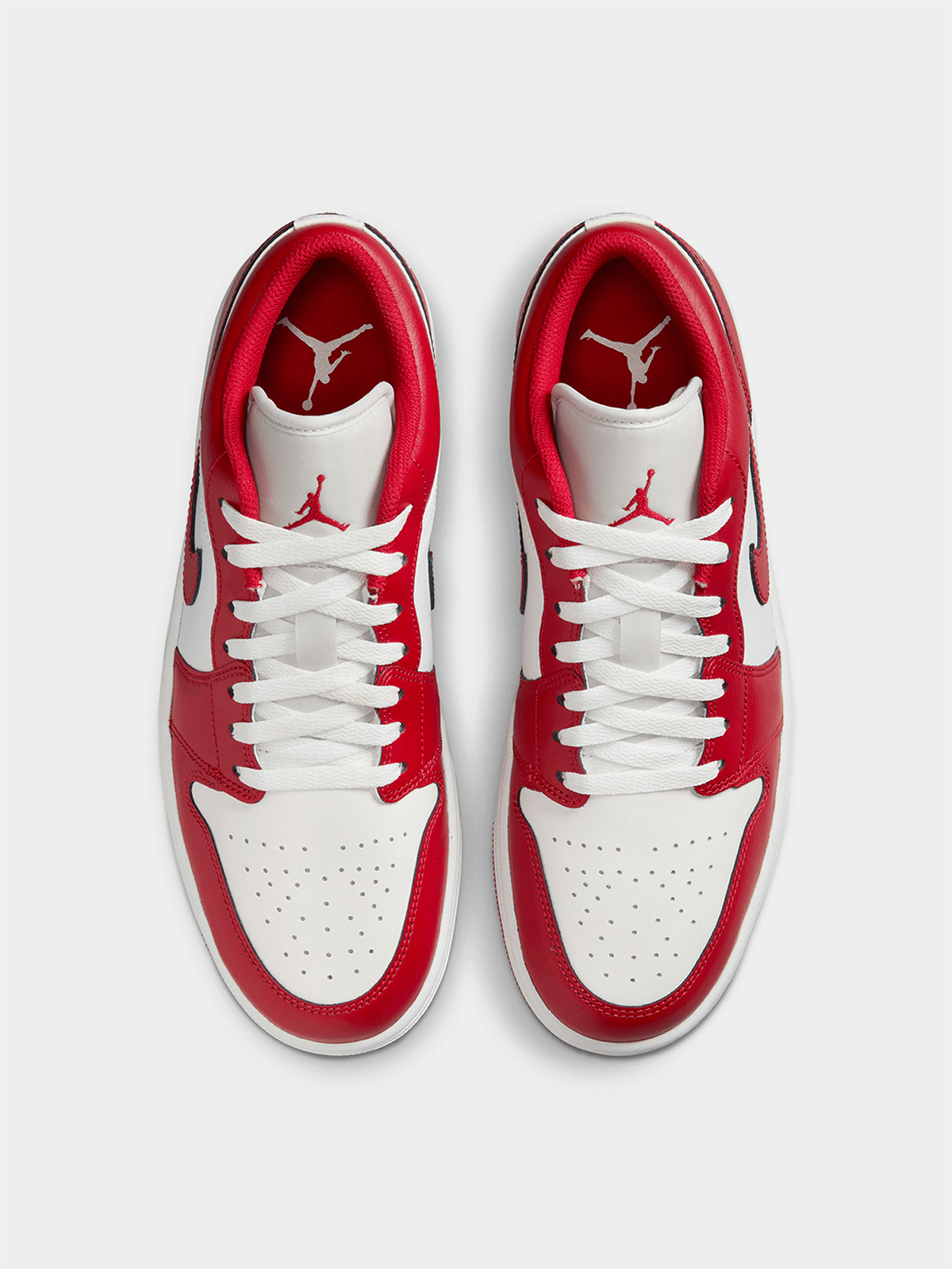 Jordan Men's 1 Low Red/White Sneaker