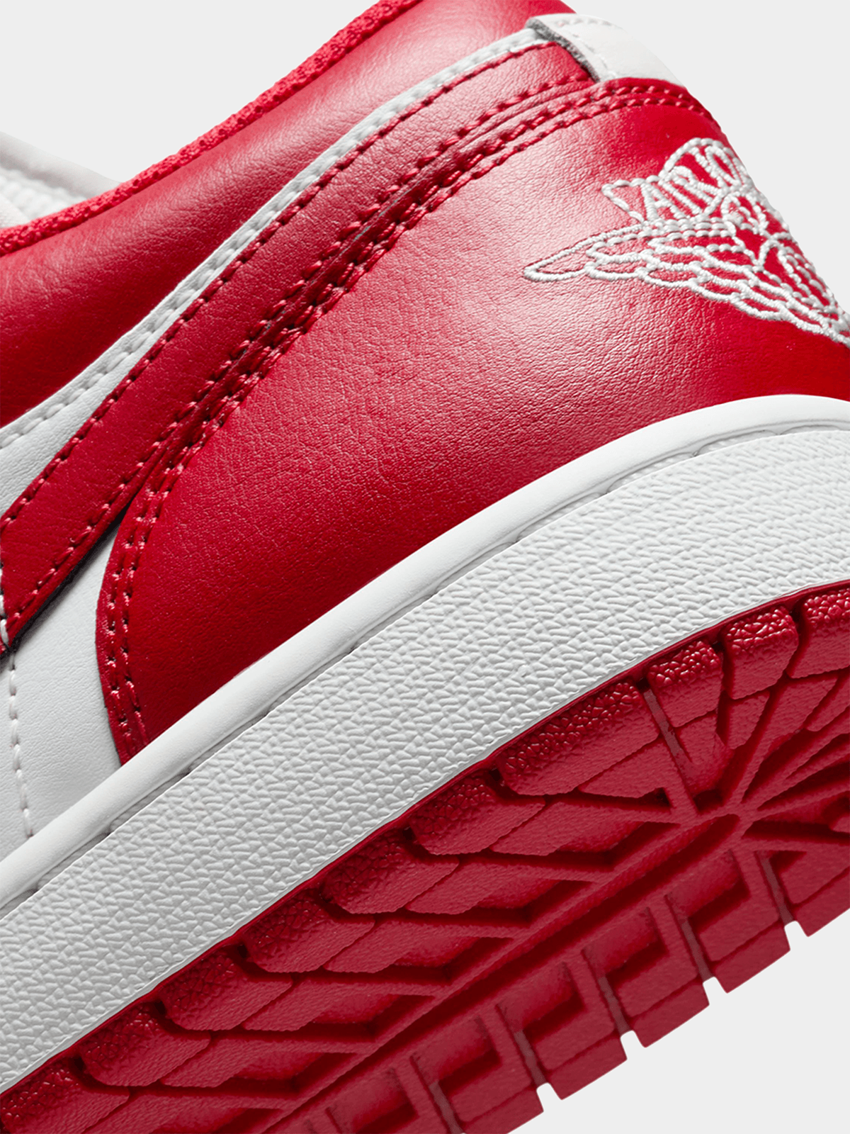 Jordan Men's 1 Low Red/White Sneaker